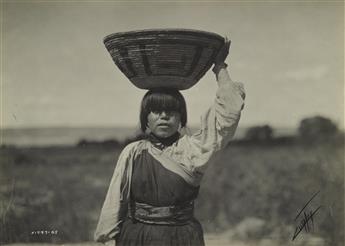 EDWARD S. CURTIS (1868-1952) A group of 12 signed silver prints, including some published in The North American Indian.